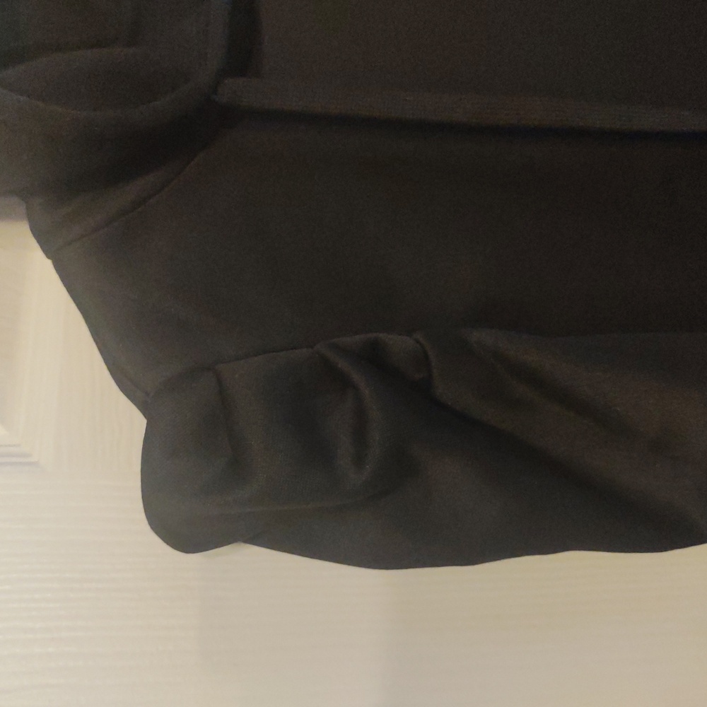 NEW! Black Puff Sleeves Sweatshirt Hoodie - Picture 6 of 12
